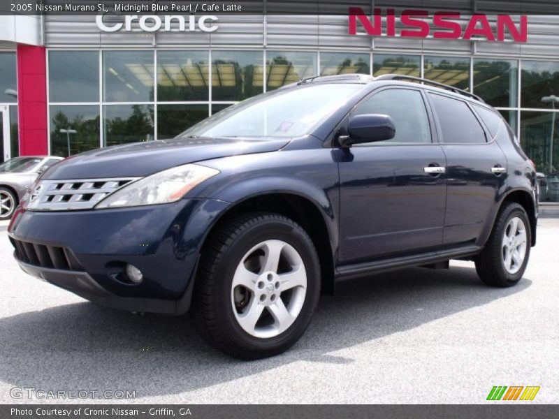 Midnight Blue Pearl / Cafe Latte 2005 Nissan Murano SL