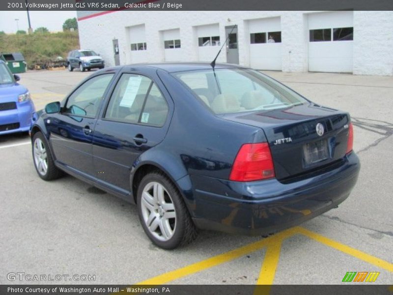Galactic Blue / Beige 2001 Volkswagen Jetta GLS VR6 Sedan