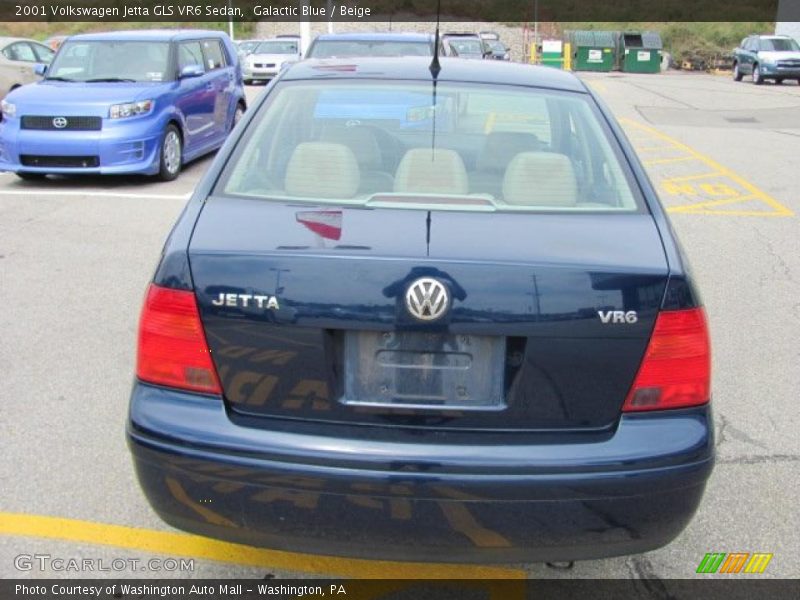 Galactic Blue / Beige 2001 Volkswagen Jetta GLS VR6 Sedan