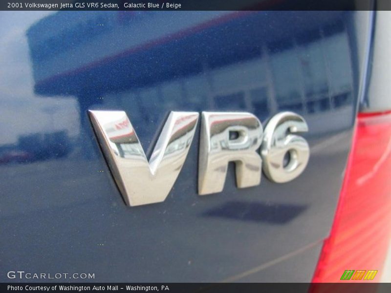 Galactic Blue / Beige 2001 Volkswagen Jetta GLS VR6 Sedan