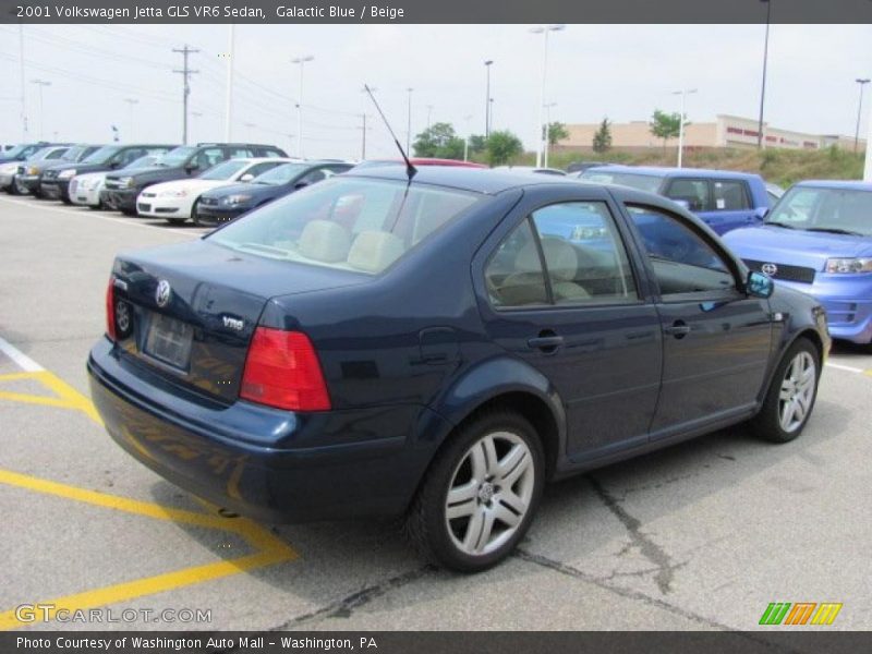 Galactic Blue / Beige 2001 Volkswagen Jetta GLS VR6 Sedan