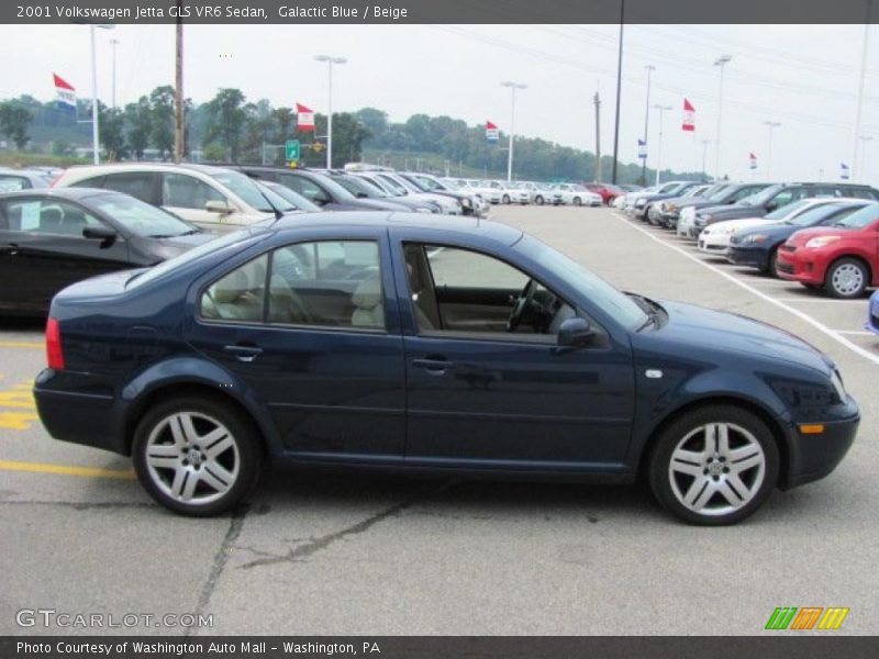 Galactic Blue / Beige 2001 Volkswagen Jetta GLS VR6 Sedan