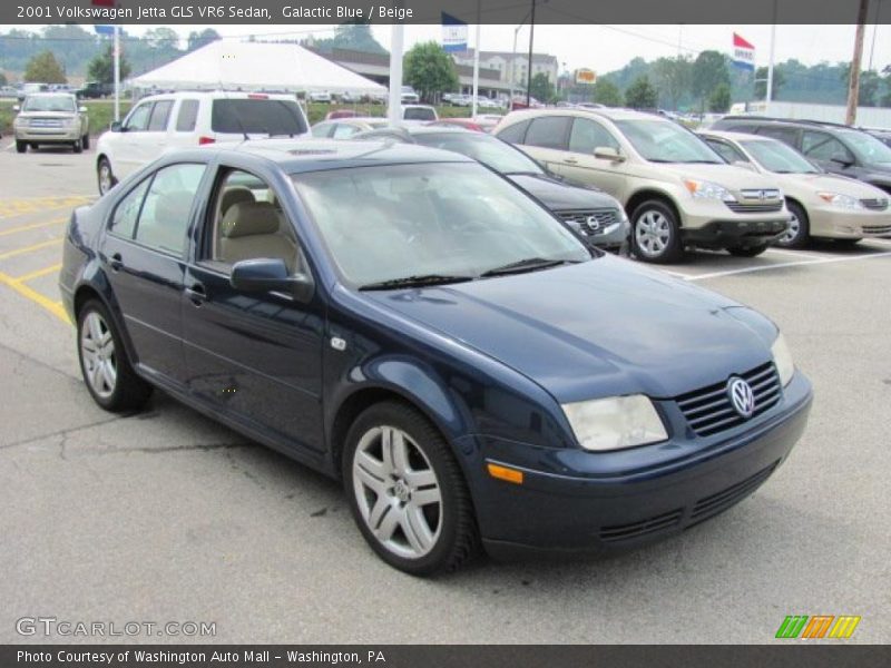Galactic Blue / Beige 2001 Volkswagen Jetta GLS VR6 Sedan
