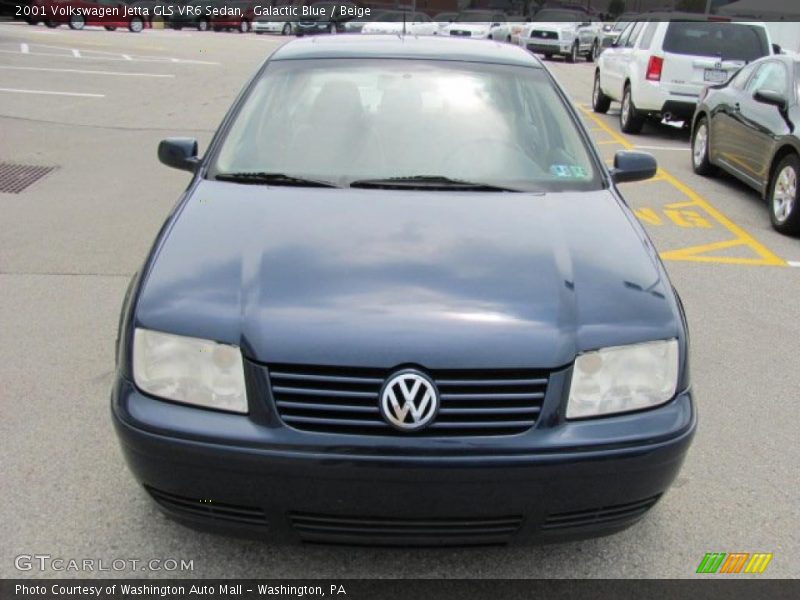 Galactic Blue / Beige 2001 Volkswagen Jetta GLS VR6 Sedan