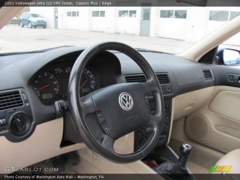 Galactic Blue / Beige 2001 Volkswagen Jetta GLS VR6 Sedan