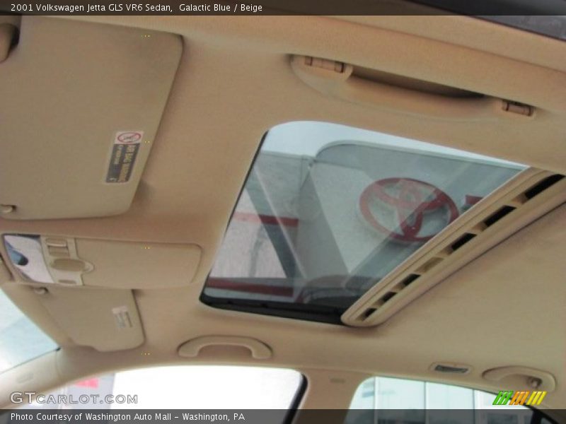 Galactic Blue / Beige 2001 Volkswagen Jetta GLS VR6 Sedan