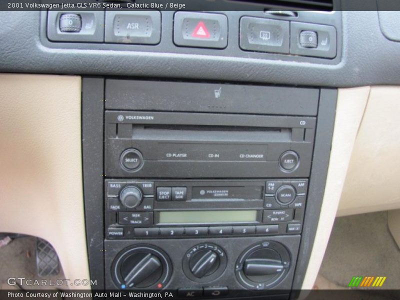 Galactic Blue / Beige 2001 Volkswagen Jetta GLS VR6 Sedan