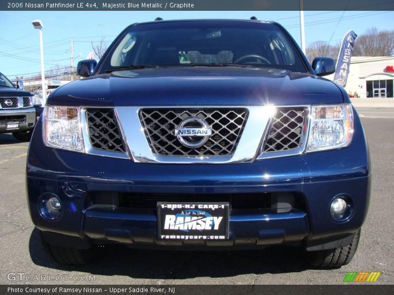 Majestic Blue Metallic / Graphite 2006 Nissan Pathfinder LE 4x4