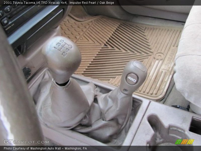 Impulse Red Pearl / Oak Beige 2001 Toyota Tacoma V6 TRD Xtracab 4x4