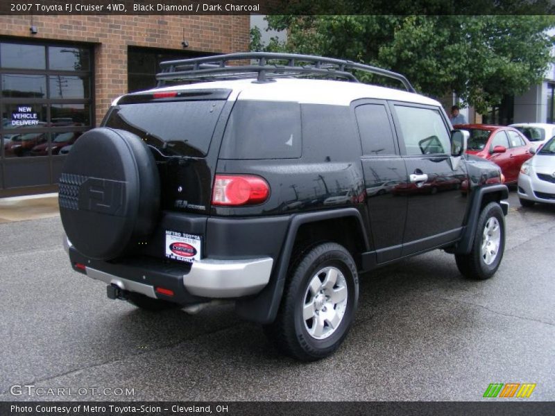 Black Diamond / Dark Charcoal 2007 Toyota FJ Cruiser 4WD