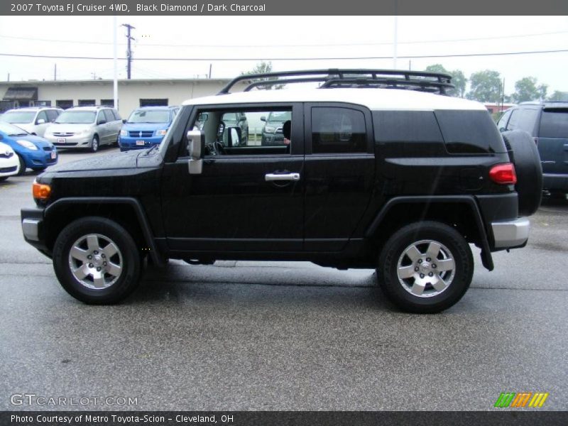 Black Diamond / Dark Charcoal 2007 Toyota FJ Cruiser 4WD