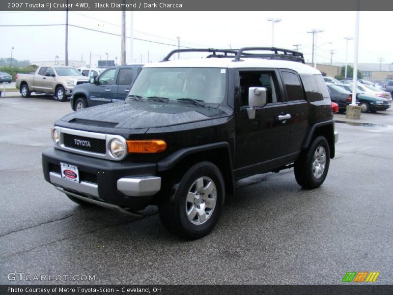 Black Diamond / Dark Charcoal 2007 Toyota FJ Cruiser 4WD