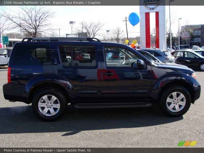 Majestic Blue Metallic / Graphite 2006 Nissan Pathfinder LE 4x4