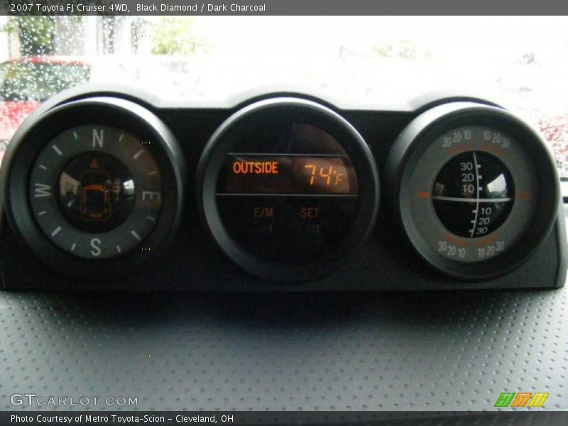 Black Diamond / Dark Charcoal 2007 Toyota FJ Cruiser 4WD