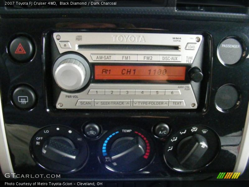 Black Diamond / Dark Charcoal 2007 Toyota FJ Cruiser 4WD