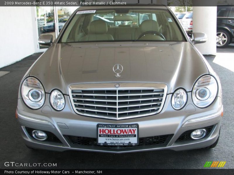 Pewter Metallic / Cashmere 2009 Mercedes-Benz E 350 4Matic Sedan