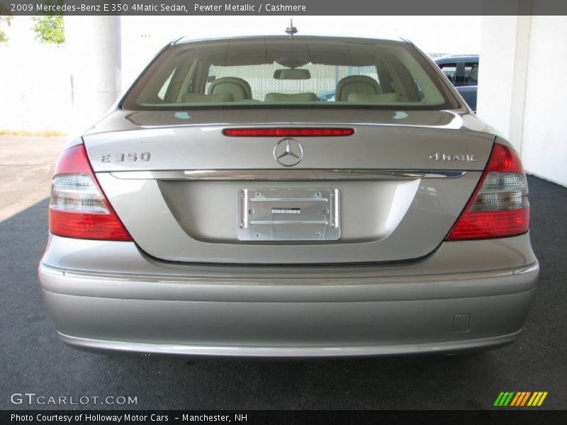Pewter Metallic / Cashmere 2009 Mercedes-Benz E 350 4Matic Sedan