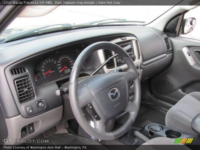 Dark Titanium Gray Metallic / Dark Flint Gray 2003 Mazda Tribute LX-V6 4WD
