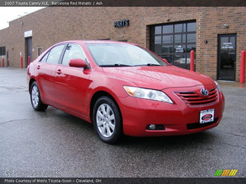 Barcelona Red Metallic / Ash 2007 Toyota Camry XLE