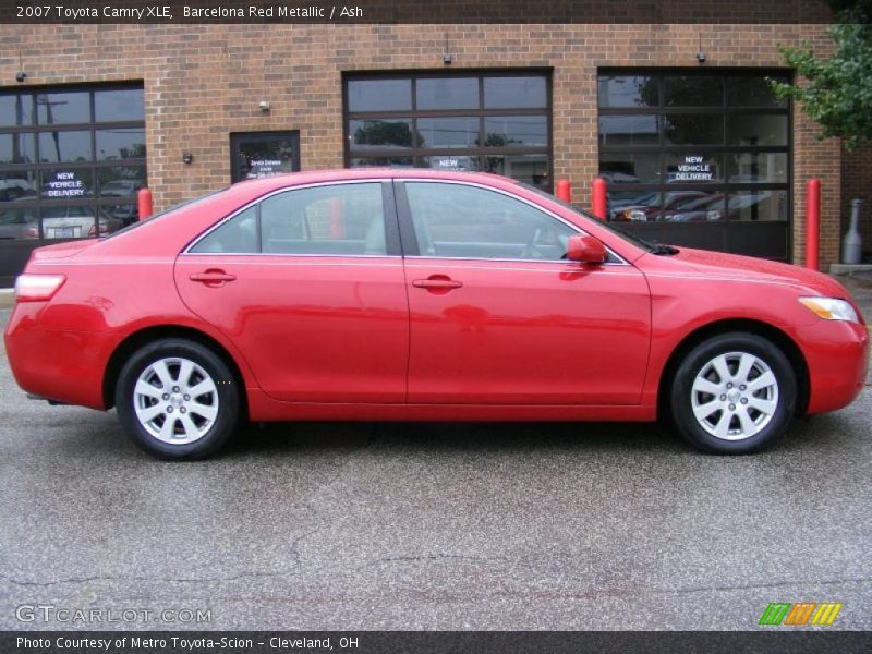 Barcelona Red Metallic / Ash 2007 Toyota Camry XLE