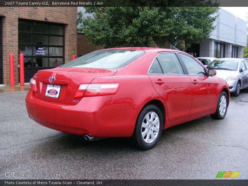 Barcelona Red Metallic / Ash 2007 Toyota Camry XLE