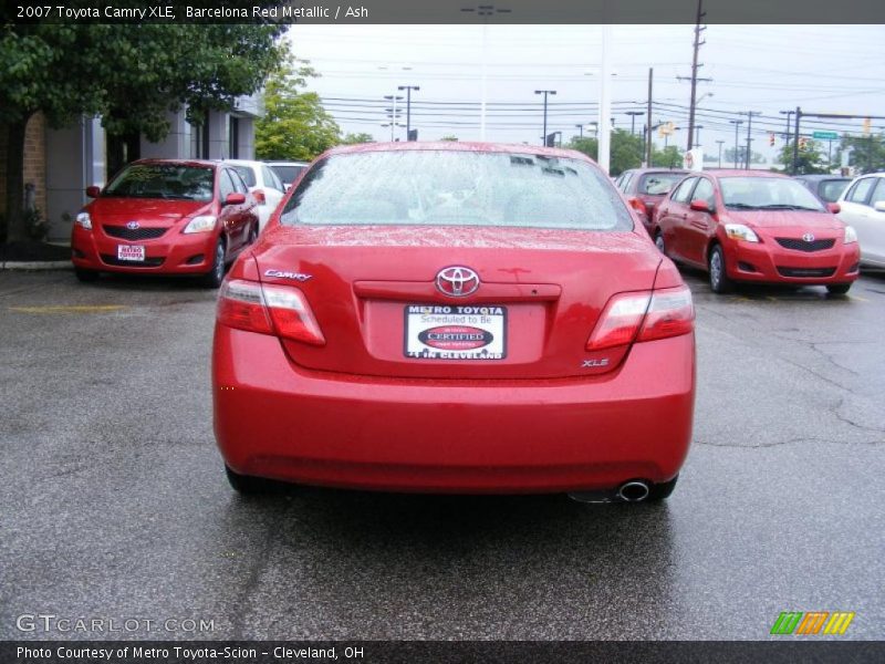 Barcelona Red Metallic / Ash 2007 Toyota Camry XLE