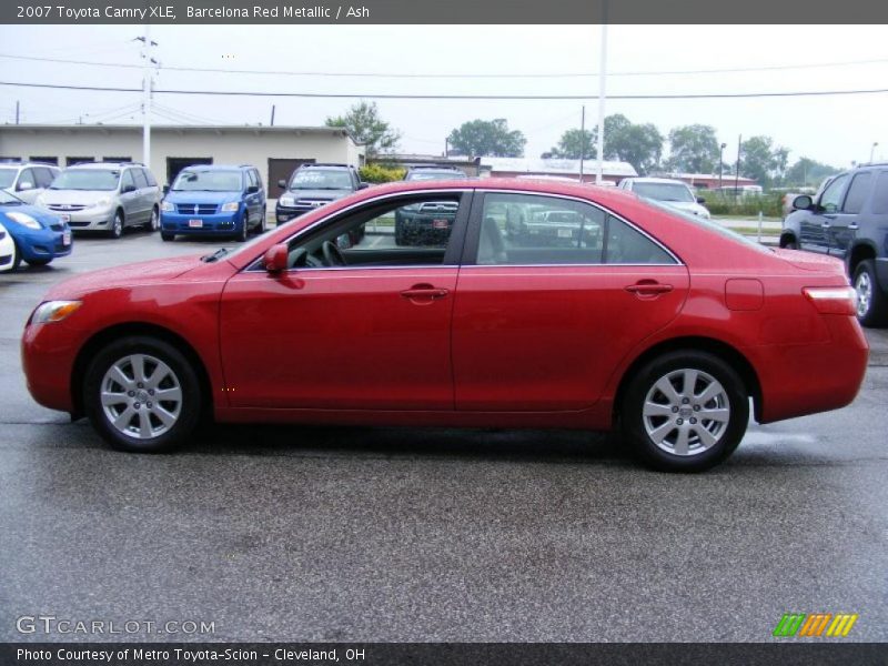 Barcelona Red Metallic / Ash 2007 Toyota Camry XLE