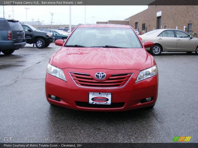 Barcelona Red Metallic / Ash 2007 Toyota Camry XLE