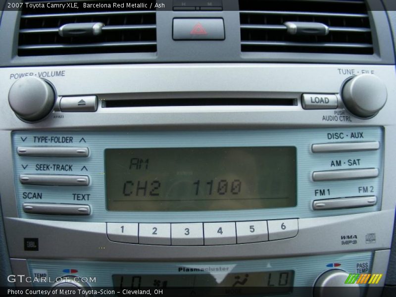 Barcelona Red Metallic / Ash 2007 Toyota Camry XLE