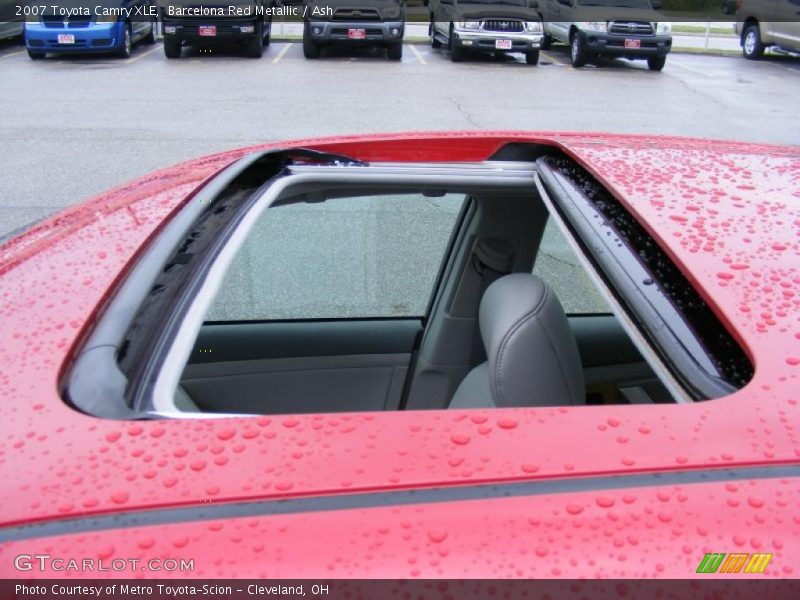 Barcelona Red Metallic / Ash 2007 Toyota Camry XLE
