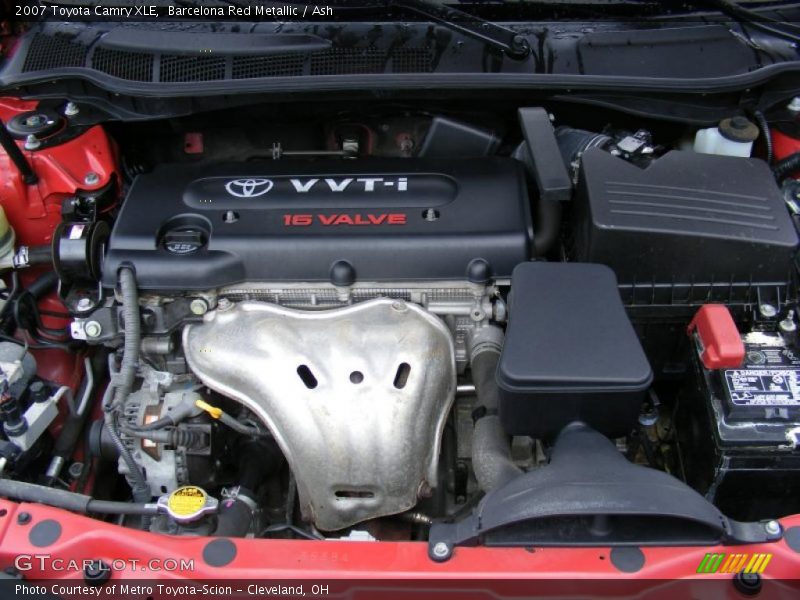 Barcelona Red Metallic / Ash 2007 Toyota Camry XLE