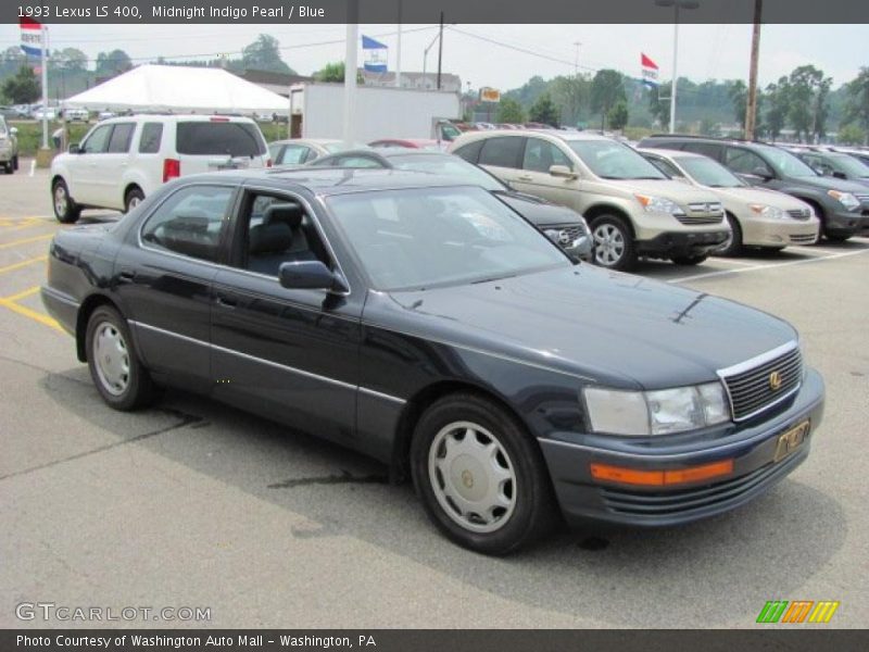 Midnight Indigo Pearl / Blue 1993 Lexus LS 400