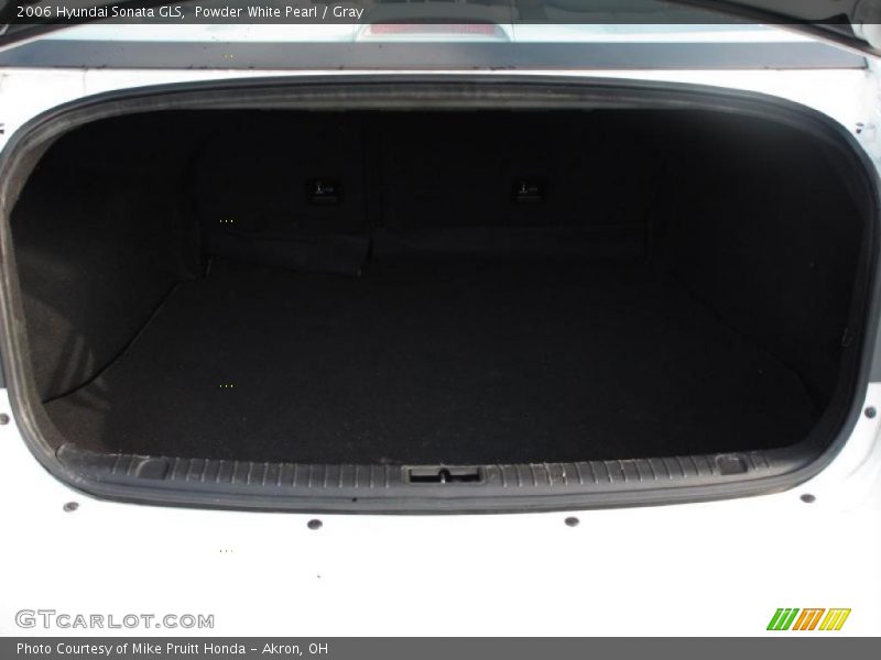 Powder White Pearl / Gray 2006 Hyundai Sonata GLS