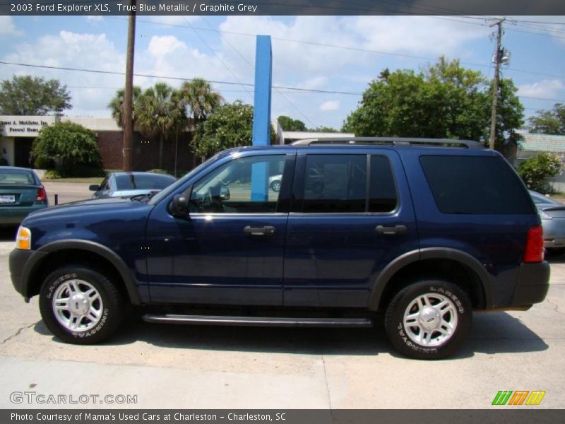 True Blue Metallic / Graphite Grey 2003 Ford Explorer XLS