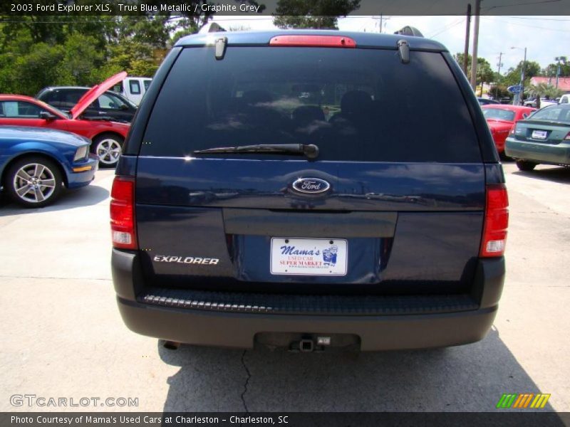 True Blue Metallic / Graphite Grey 2003 Ford Explorer XLS