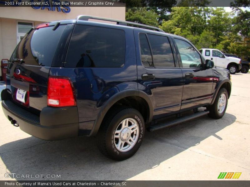 True Blue Metallic / Graphite Grey 2003 Ford Explorer XLS