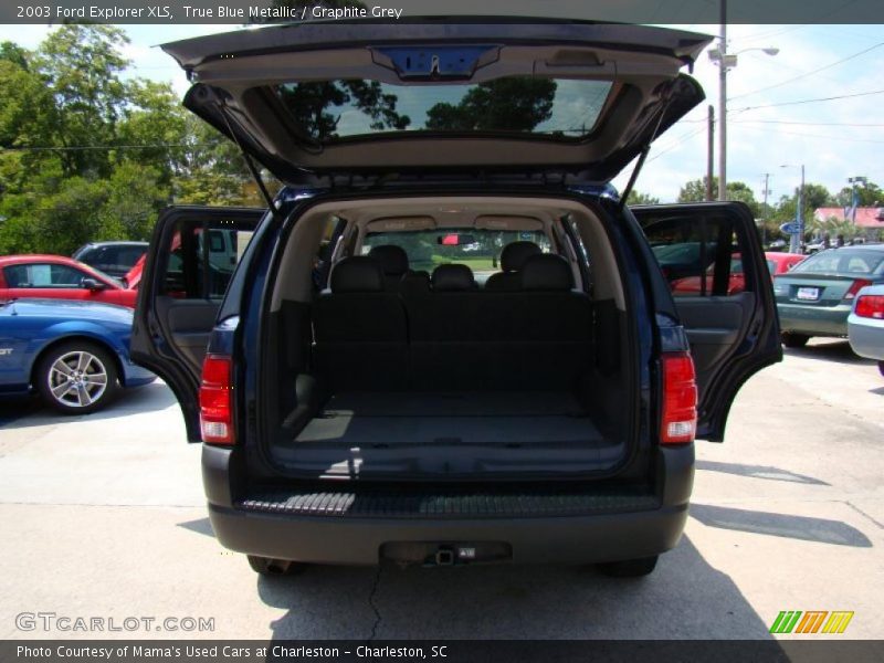 True Blue Metallic / Graphite Grey 2003 Ford Explorer XLS
