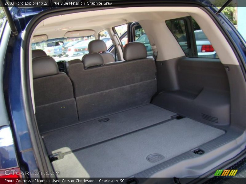 True Blue Metallic / Graphite Grey 2003 Ford Explorer XLS