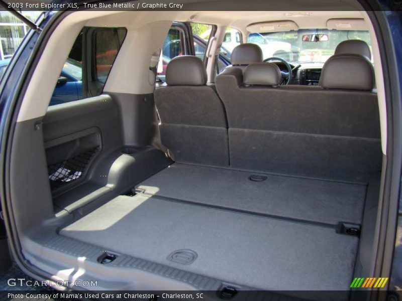 True Blue Metallic / Graphite Grey 2003 Ford Explorer XLS