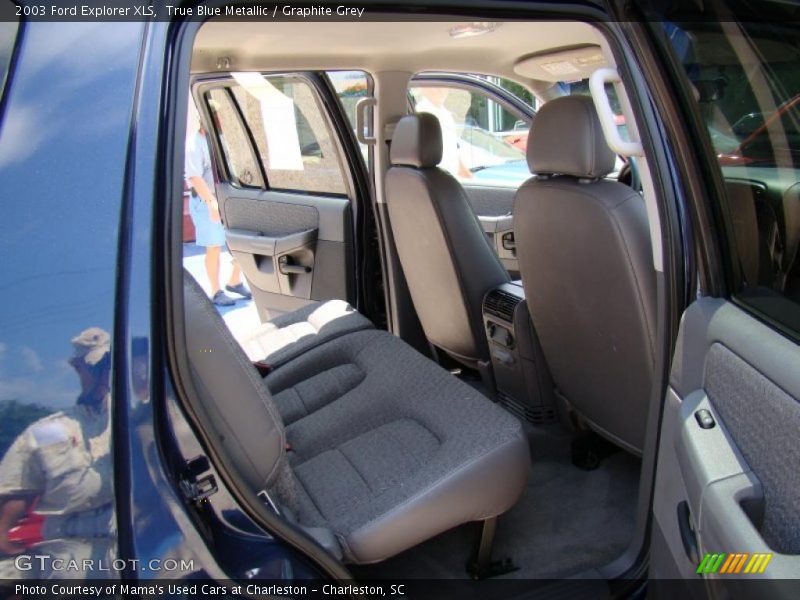 True Blue Metallic / Graphite Grey 2003 Ford Explorer XLS
