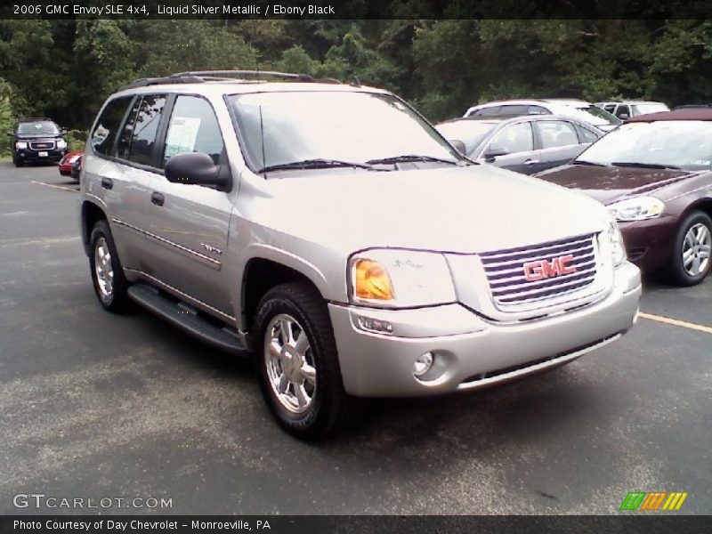 Liquid Silver Metallic / Ebony Black 2006 GMC Envoy SLE 4x4