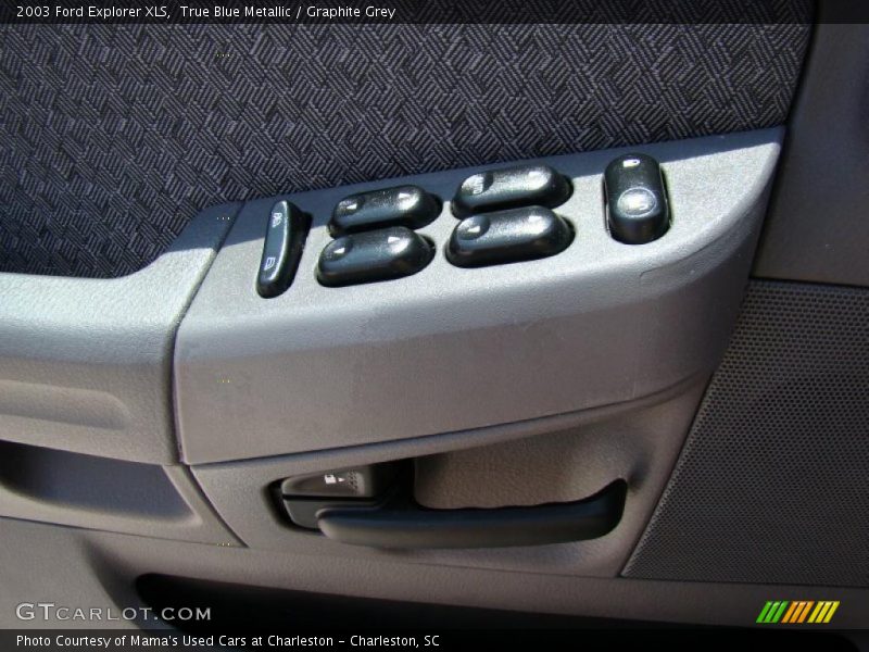 True Blue Metallic / Graphite Grey 2003 Ford Explorer XLS