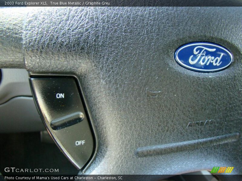 True Blue Metallic / Graphite Grey 2003 Ford Explorer XLS