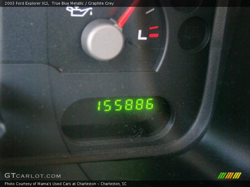 True Blue Metallic / Graphite Grey 2003 Ford Explorer XLS