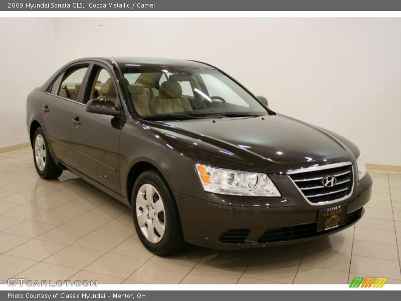 Cocoa Metallic / Camel 2009 Hyundai Sonata GLS