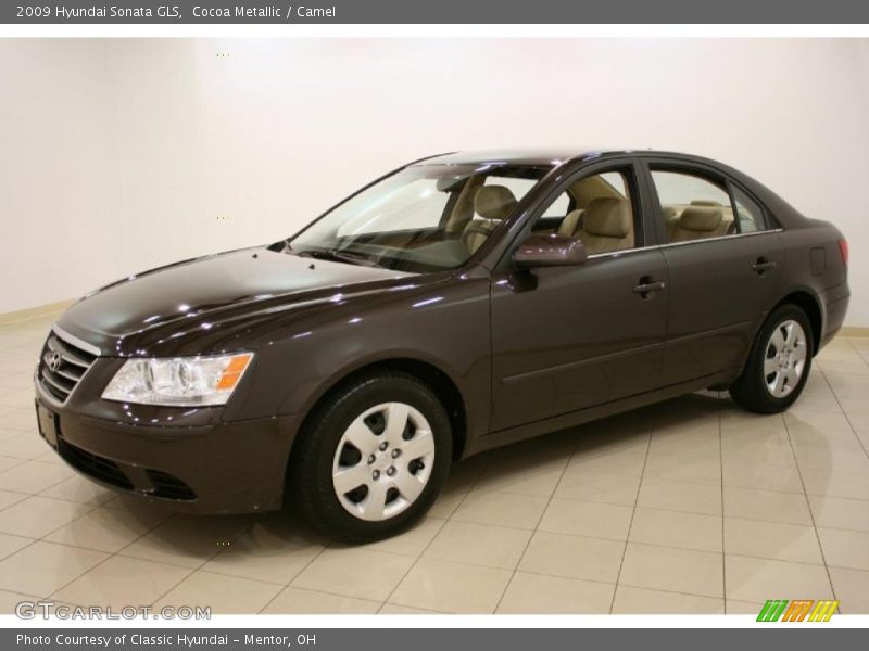 Cocoa Metallic / Camel 2009 Hyundai Sonata GLS