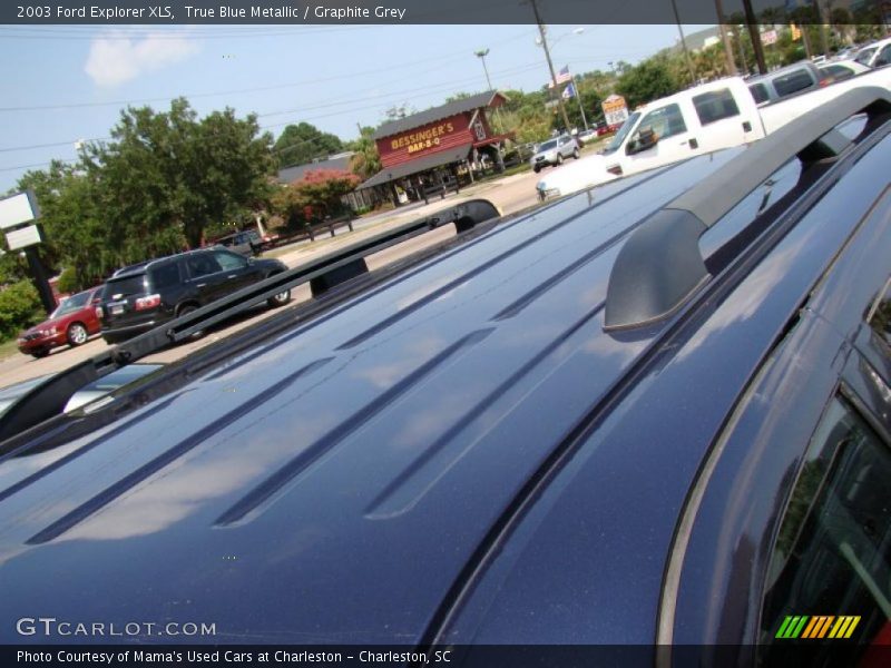 True Blue Metallic / Graphite Grey 2003 Ford Explorer XLS