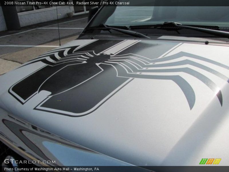Radiant Silver / Pro 4X Charcoal 2008 Nissan Titan Pro-4X Crew Cab 4x4