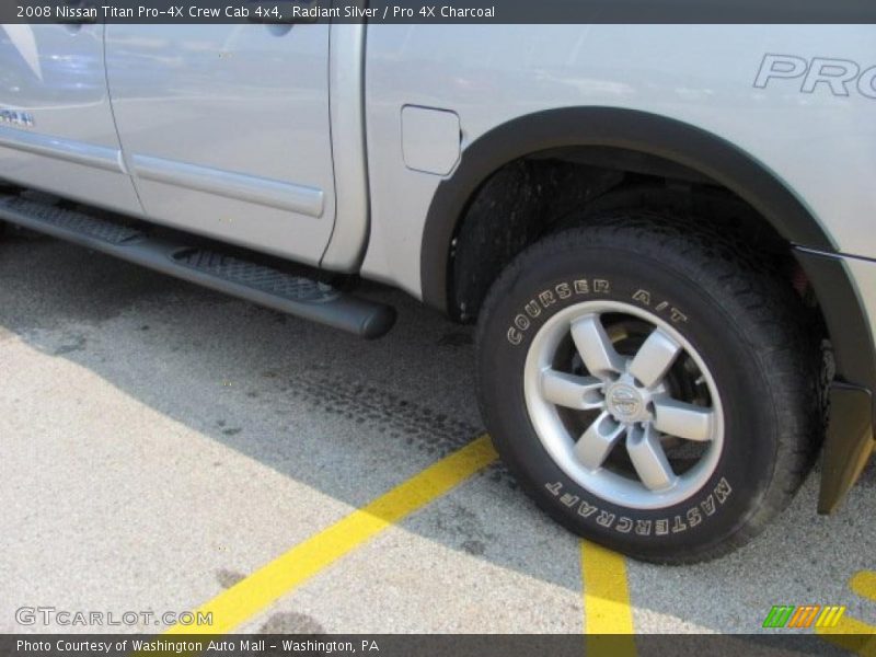 Radiant Silver / Pro 4X Charcoal 2008 Nissan Titan Pro-4X Crew Cab 4x4