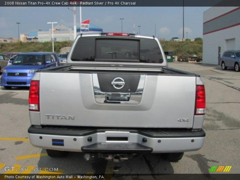 Radiant Silver / Pro 4X Charcoal 2008 Nissan Titan Pro-4X Crew Cab 4x4